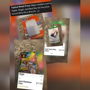 Fujifilm Instax Mini Rainbow Film Pack